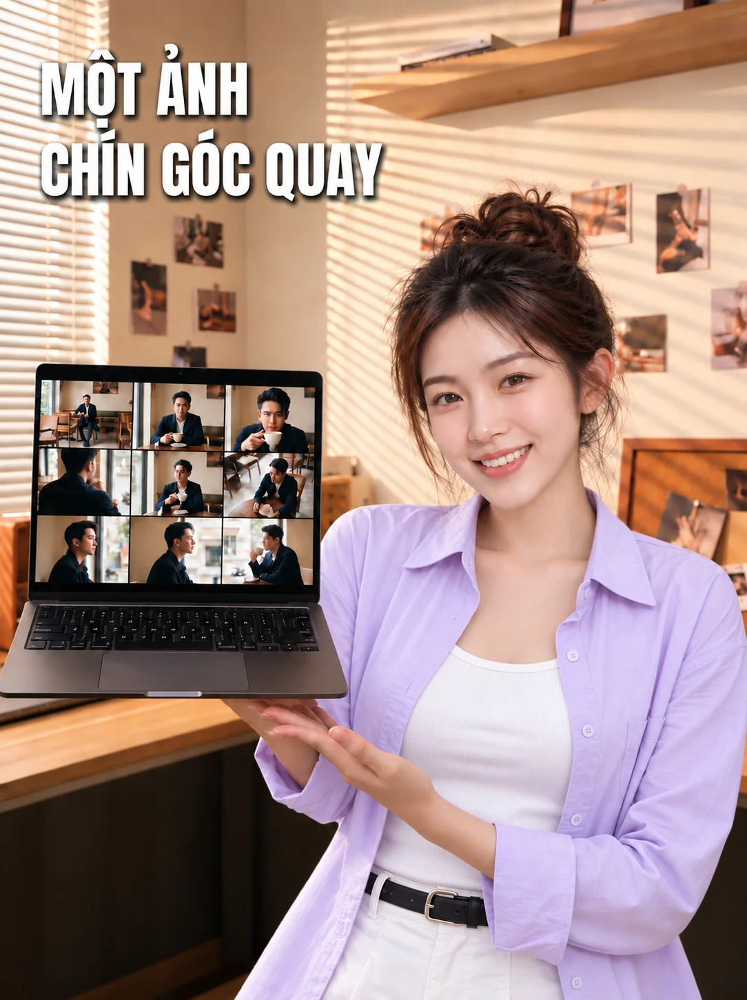 Từ một ảnh tạo nhiều góc quay nhất quán để làm storyboard
